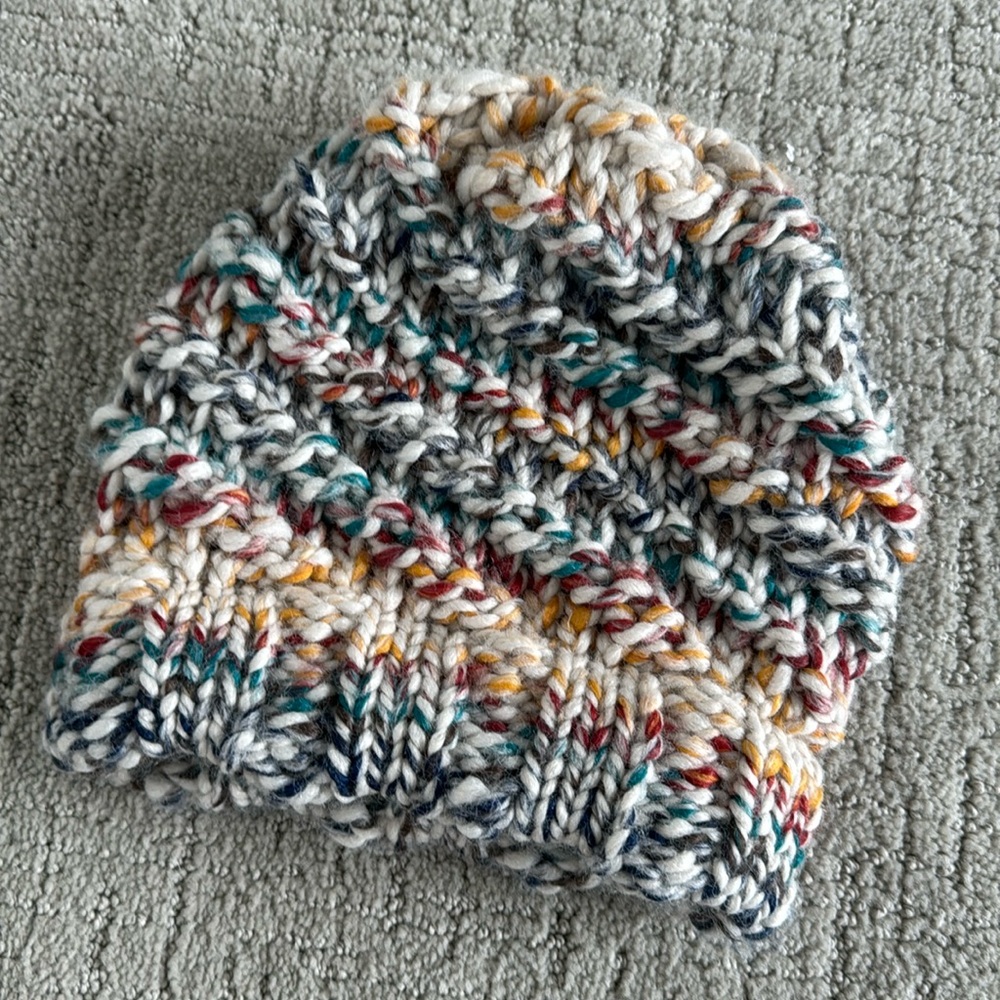 Knitted winter hat